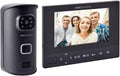 Interphone Vidéo Sans Fil 200 m, AirVisio 200 – SCS Sentinel, Noir, Vision Grand Angle 110°, IP65, Écran, Ouverture Portail