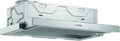 Bosch DFM064W54 DFM064W54 Hotte télescopique Série 2, 3 vitesses d'aspiration Eclairage LED, Argent, 60 cm, 1 moteur, Silver