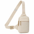 Sacoche Bandoulière Beige Compacte