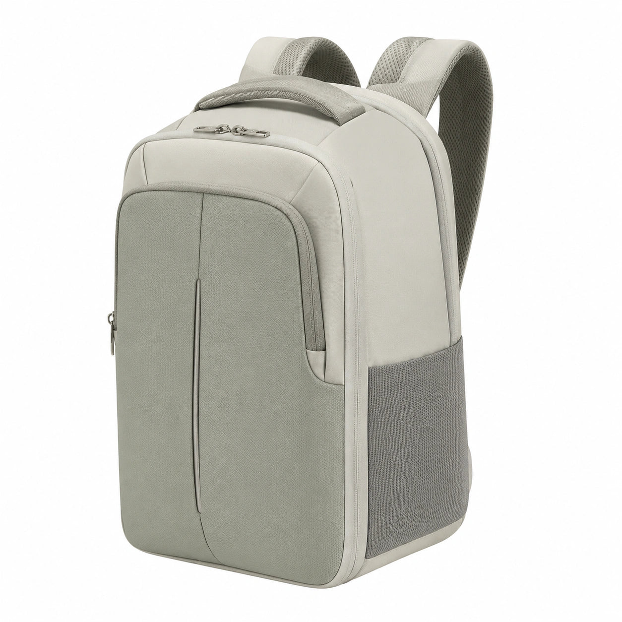 Sac à dos moderne gris clair 20L avec poches multiples
