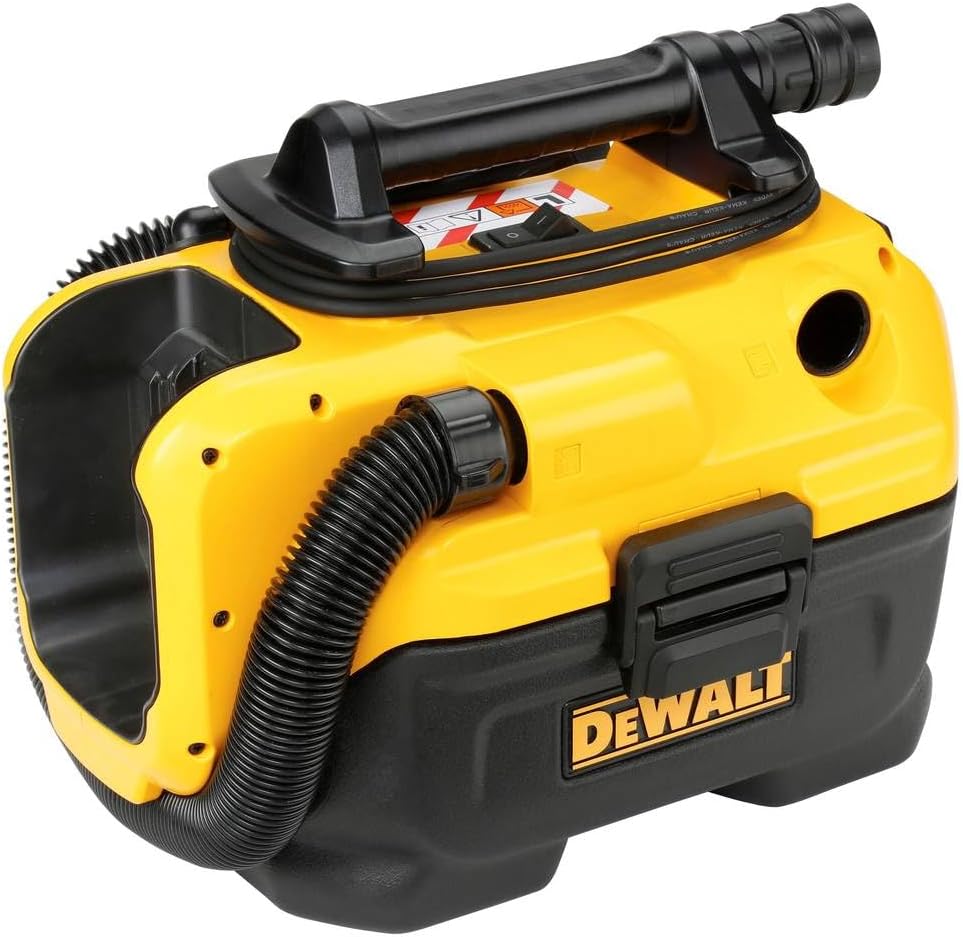 Câble et adaptateurs, aspirateur 7, 5L à brancher sur secteur ou batteries 18/54V, aspire poussières et liquides sans changement de filtre