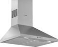 Bosch DWP64BC50 Hotte murale, Série 2-3 vitesses d'aspiration, Eclairage LED, Inox, 60 cm, DWP64BC50