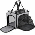 Sac de Transport Extensible pour Animaux Gris, 25L