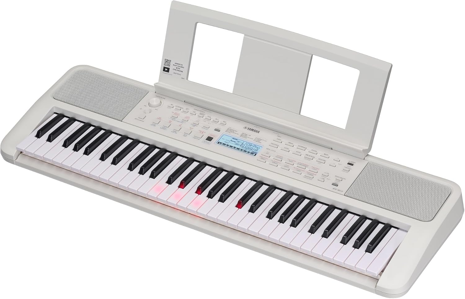 Clavier portatifs et arrangeurs, 2 leçons en ligne avec le professeur de l'école de musique Yamaha incluses – YAMAHA, Blanc
