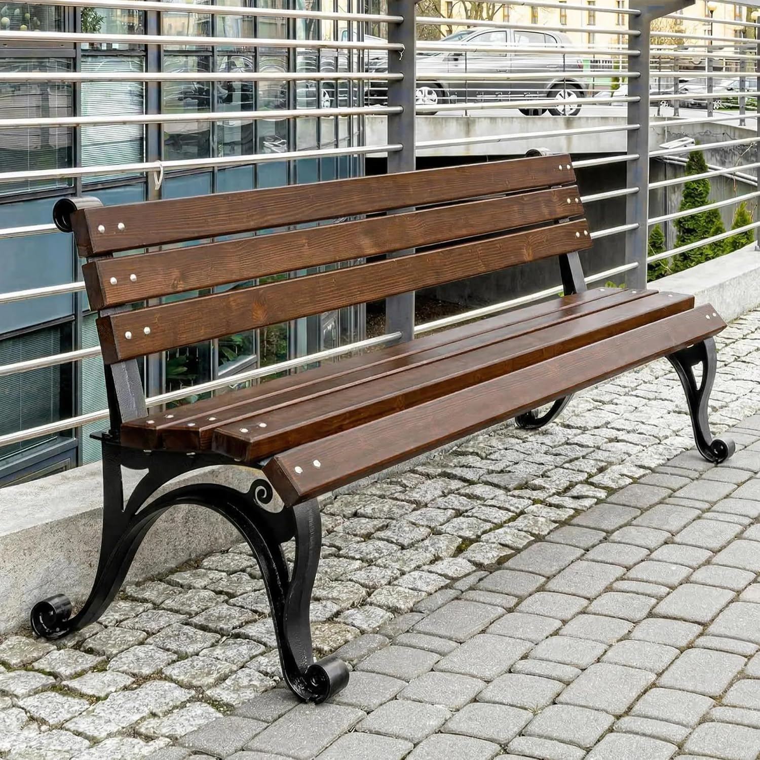 Banc, Vienne, Palissandre, Marron/Noir – REKORD