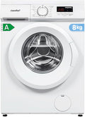 Comfee CFE12EW80 ' CFE12EW80/W-FR Lave-Linge Frontal 8KG, Moteur BLDC 1400 Tr/Min, 15 Programmes, Blanc, Classe énergétique A, Prélavage