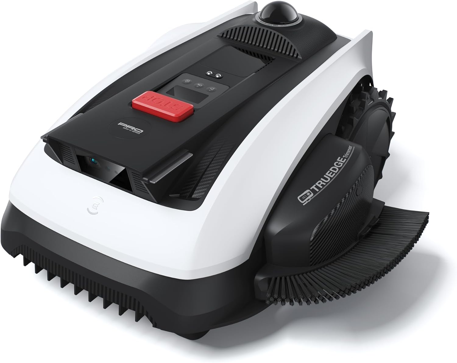 ECOVACS O1200 Goat O1200 LiDAR Pro Care Kit Robot Tondeuse sans Fil, Navigation Dual-LiDAR 360°, Blanc/Noir, 1200 M2, Cartographie Auto