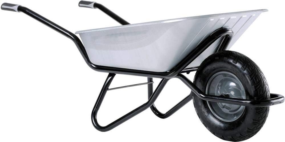 Brouette Direct, Brouette, Caisse 120L, Gris/Noir