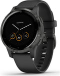 Garmin, Tracker d'activité, vívoactive 4S, Black/Gunmetal, Noir
