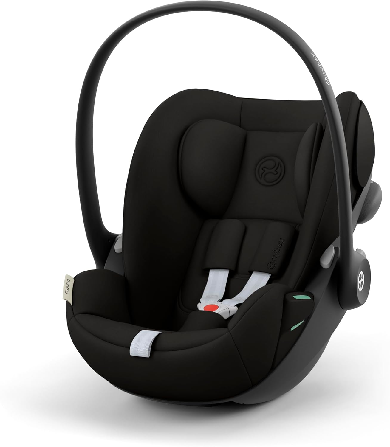 Gold Siège auto bébé Cloud G i-Size Comfort, Pour enfants de 40 cm à 87 cm – Cybex, Noir, Max. 13 kg, De la naissance à 24 mois environ, Magic Black
