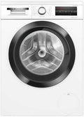 Bosch WUU28T18FR Lave-linge front, 8 kg, Blanc/Noir, WUU28T18FR, Série 6, 1400 trs-min, Blanc