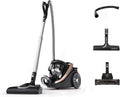 Rowenta RO7954EA Aspirateur sans Sac Silence Force Cyclonic Effitech RO7954EA, 2.5 liters, 59 décibeles, Noir/Or Rose