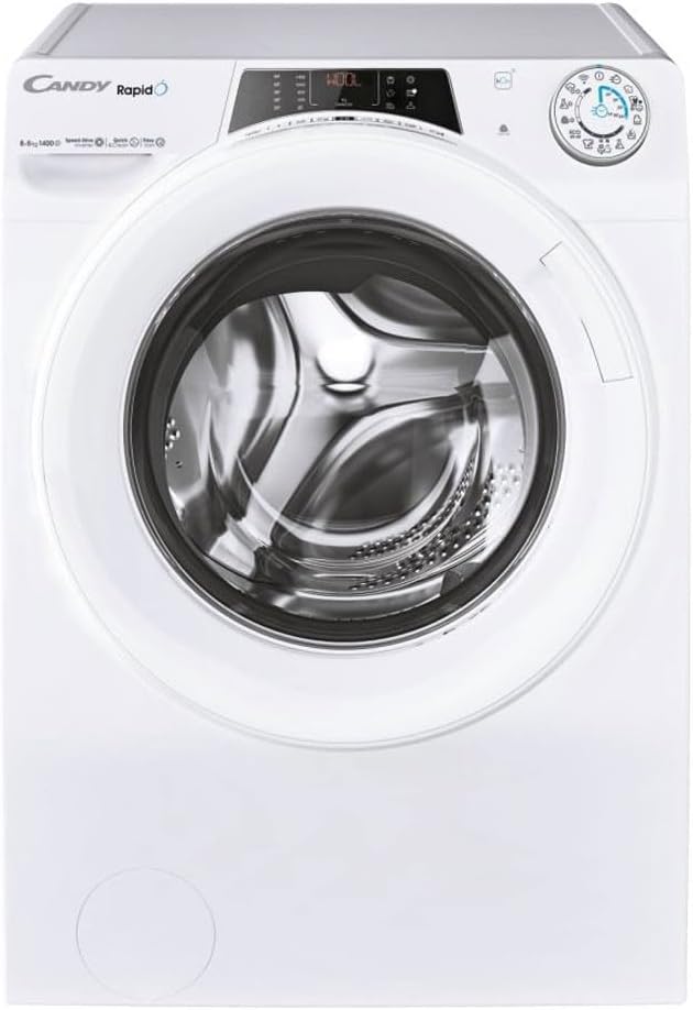 CANDY ROW4854DWMT Lave-linge Séchant frontal 8/5kg 1400 Tours/min, ROW4854DWMT/1-S, Blanc