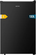 Cecotec Mini Frigo Bolero CoolMarket TT 133 L Black. Mini Réfrigérateur 133L, LED, Noir, rangement optimisé avec étagères et tiroir Crisper Box