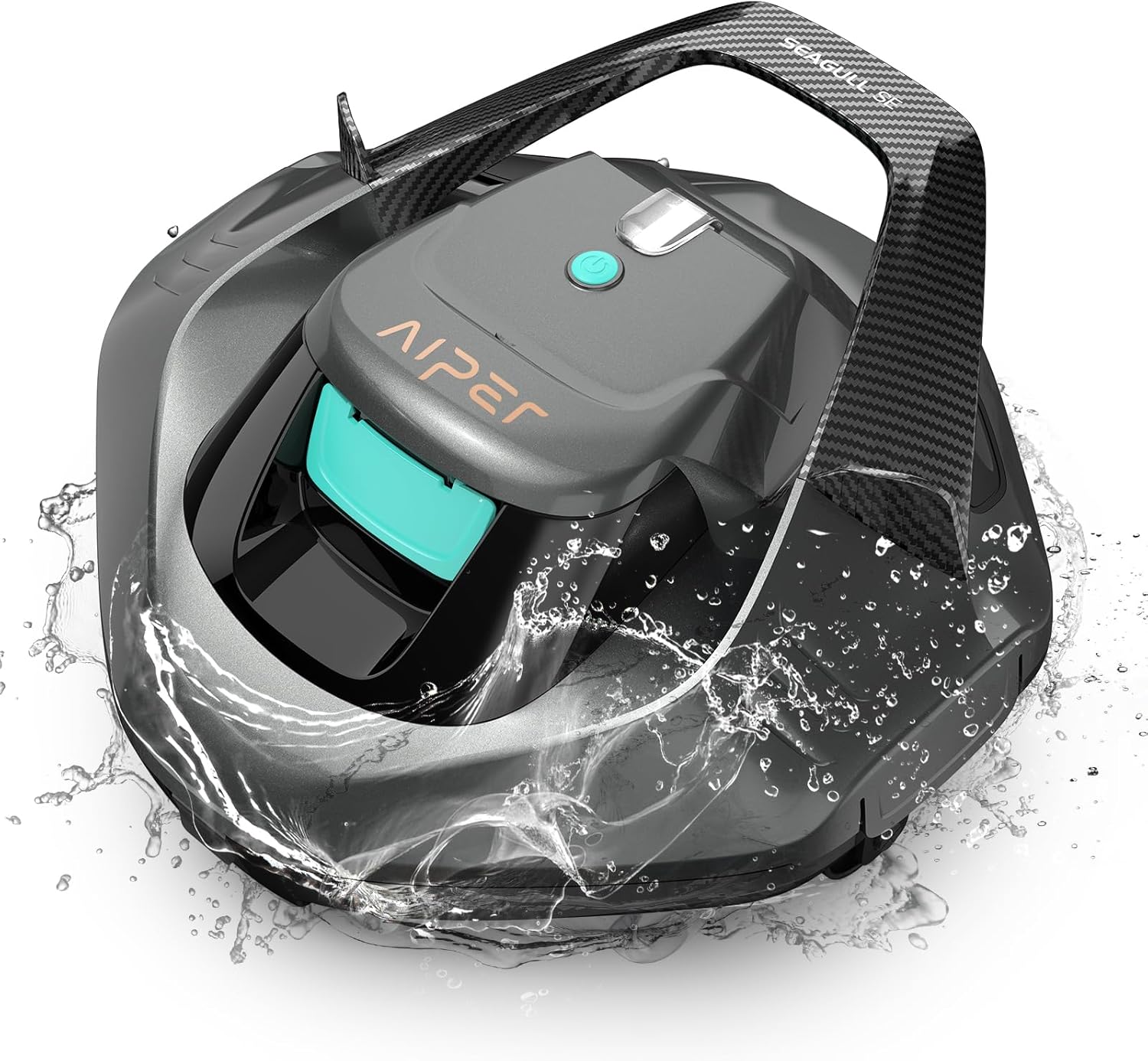 Robot de Piscine, Idéal pour Les Piscines de Moins de 80 Mètres Carrés, Aspirateur de Piscine avec 90 Minutes de Fonctionnement – AIPER, sans Fil