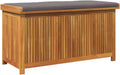Conteneur, Boîte à Coussins d'extérieur 113x50x60, 5cm Bois Massif d'acacia – vidaXL, Marron/Gris, boîte de Rangement