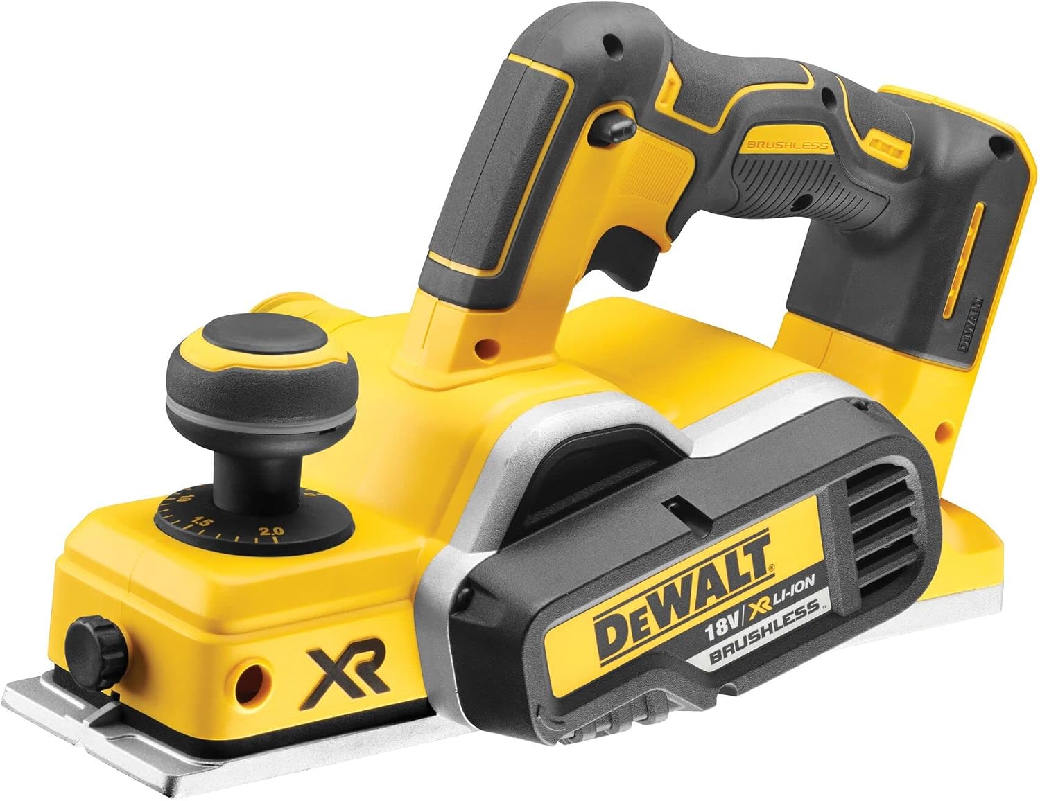 DEWALT DCP580NT-XJ Outil multifonction, Vitesse 15000tr/min, Raboteuse sans Fil avec Coffret TSTAK, Jaune/Noir, DCP580NT-XJ