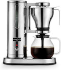 aarke, Cafetière Filtre, 10 Tasses, Argent, 1.25L, Machine à Café Électrique en Acier Inoxydable, Carafe en Verre, Maintien au Chaud