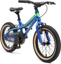 BIKESTAR, VTT, Bicyclette Enfant 16 Pouces vélo de Montagne avec Freins en V, Bleu Vert