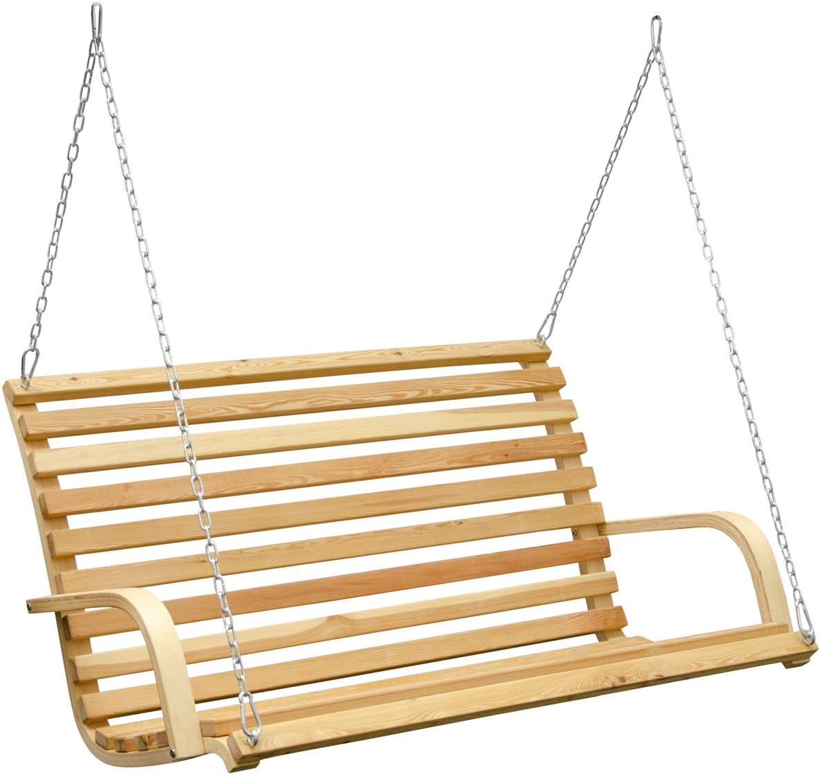 Balancelle de jardin, Charge Maximale 260 Kg, pour 3 Personnes avec Accoudoirs et Siège – AMANKA, Support Non Inclus