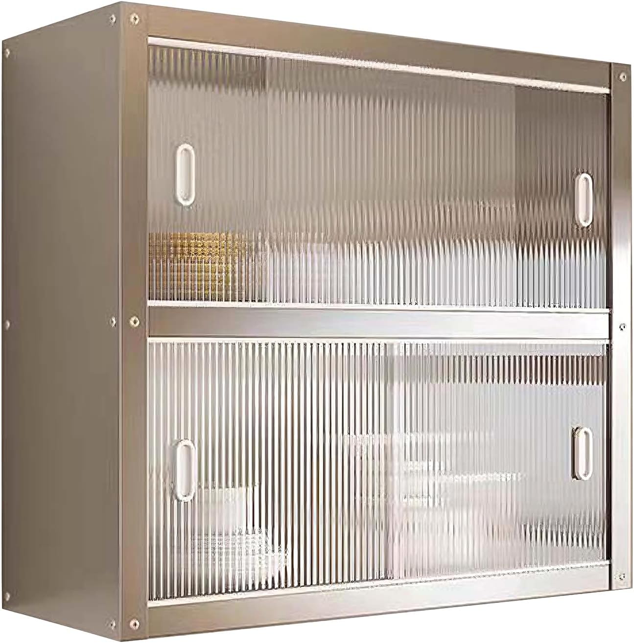 Rangement suspendus, 70*35*70cm/27.6*13.8*27.6in, Atelier, Brun/Translucide, Garage, Restaurant, Buanderie