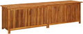 vidaXL, Coffre de rangement, Bois d'Acacia Solide Boîte de Rangement de Jardin Banc de Stockage Boîte d'Oreillers, Bois