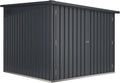 Armoire 4 vélos Nyon 4, 2 m2, 204x206x163cm. Placard Jardin, Gris