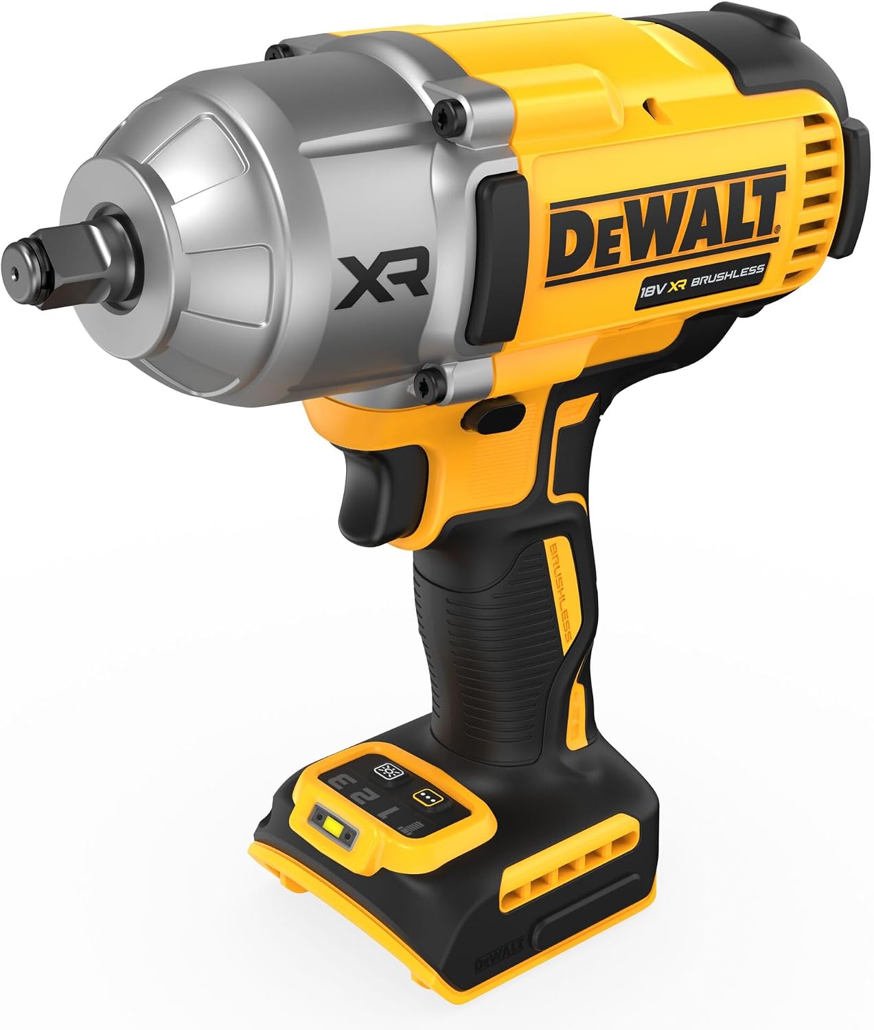 DEWALT DCF900N-XJ Boulonneuse à chocs 18V XR 1/2' 1396 Nm, - DCF900N-XJ, Jaune/Noir/Gris, Produit seul