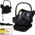 Siège auto, Ceinture de Sécurité à 3 points Protection Latérale – lionelo, i-Size R129, NOIR GRIS, Insert Dri-Seat