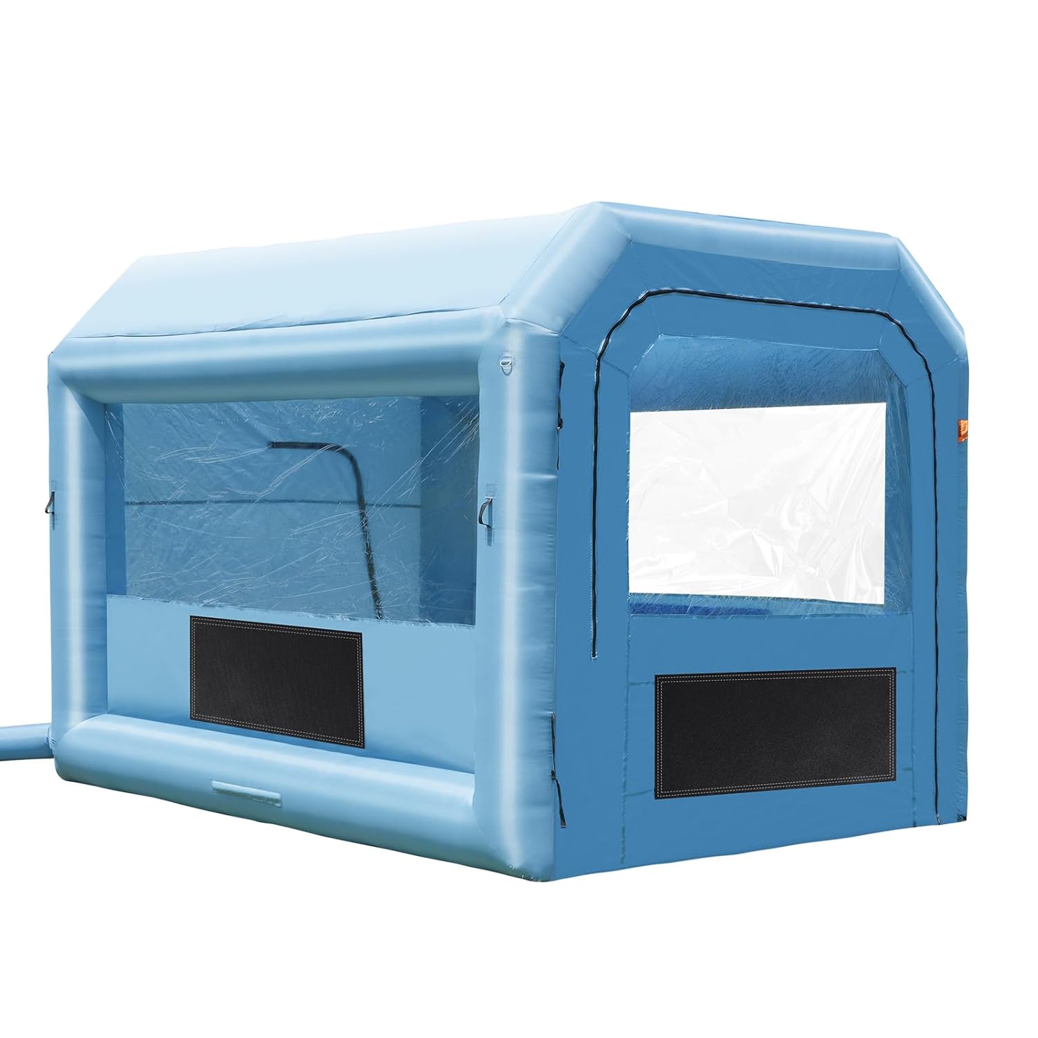 VEVOR, Cabine de Peinture Gonflable 4x3x2, 75 m, Tente Peinture Gonflable Automobile avec Souffleurs Puissants de 750 W et Système de, Bleu