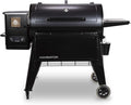 PIT BOSS, Barbecue à granulés de bois, Barbecue à Pellets Surface de Cuisson 90x50 cm 8 cuissons Gril/Fumoir Ecran numérique 162 x, Noir