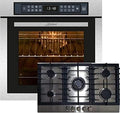 Four encastrables, 79L grill 15 ft. air fryer full touch – Kaiser Olan, Noir/Argent, 90cm, 3, 8 Kw WOK, four à encastrer
