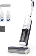 Tineco iFLOOR 5 Breeze Complete Aspirateur Laveur, 35 Min d'autonomie, Aspirateur Sec Humide sans Fil pour Sols durs, Blanc/Bleu/Gris