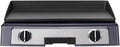 CUISINART, Plancha Entertaining Gril, Deux zones de température allant jusqu'à 260°C, Plaque de Cuisson Teppanyaki pour la maison, Noir/Argent