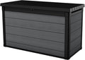 Keter, Conteneur, Coffre de jardin Cortina gris, 757 litres, Gris/Noir