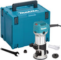 Affleureuse-défonceuse 710 W pince Ø8 ou 6 mm en coffret Makpac, MAKITA RT0702CJ – Makita, Bleu/Noir/Argent