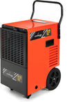 LEHMANN, Déshumidificateur Professionnel, 50 L/jour, Orange/Noir, Grand Réservoir d'eau de 7 L, Déshumidificateur Industriel adapté aux pièces
