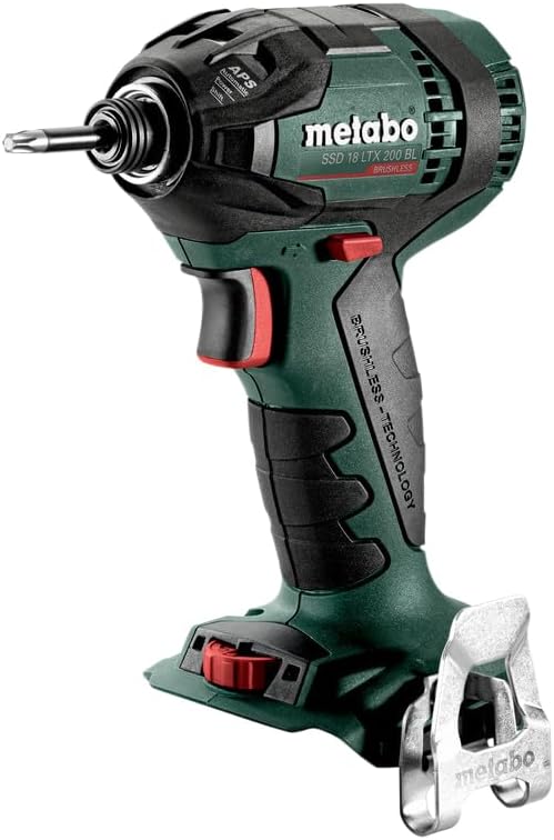 metabo Visseuses à Choc sans Fil 18V+ Coffret Metaloc Vert, SSD 18 LTX 200 Bl, Vert/Noir, 602396840