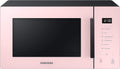 Samsung MG23T5018CP, MG23T5018CP Four à micro-ondes, avec plateau doreur, 23 L, Rose/Noir, 1100 W, Air Fry, verre design, poudre