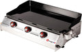 Somagic, Plancha, Plancha 3 brûleurs 10, 5kW, Noir/Argent