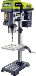 RYOBI RDP102L Perceuse à Colonne Filaire 390W RDP102L, 5 Vitesses, Hauteur Réglable, Vert/Noir/Gris, Mandrin 13mm, Pointeur Laser, Colonne Fonte