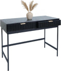 Bout de canapé, Console HWC-O41 Aspect Bois Noir, Noir – Mendler