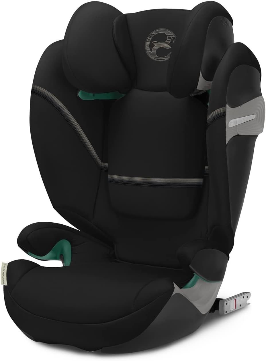 Cybex, Gold Siège Auto Solution S2 i-Fix, Pour les Voitures Avec et Sans ISOFIX, 150 cm, Noir/Gris, 50 Kg, 100, De 3 à 12 ans Environ