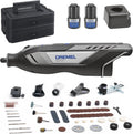 Dremel Outil rotatifs multifonction, 65 accessoires, pour poncer, Noir/Gris, 5 accessoires et embouts, fraiser, graver